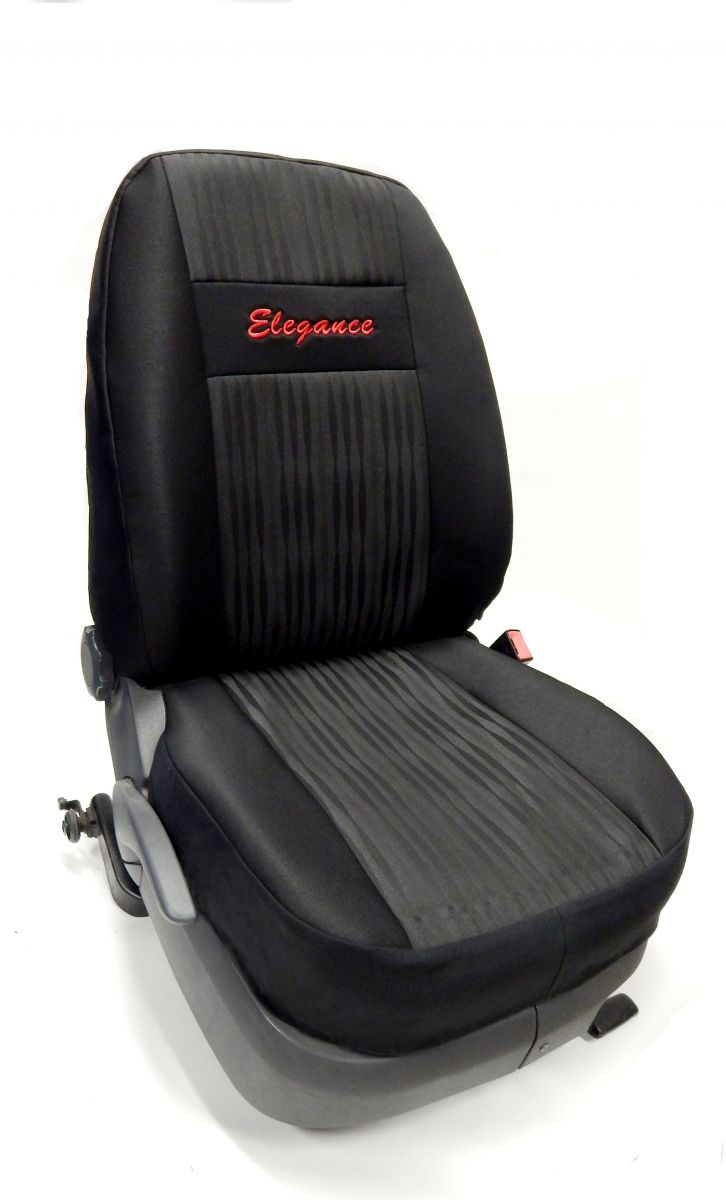 Potahy sedadel Octavia II sedák dělený + opěradlo dělené +airbag