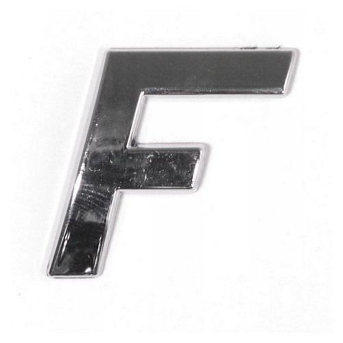 Znak F samolepící PLASTIC 3D, 26mm