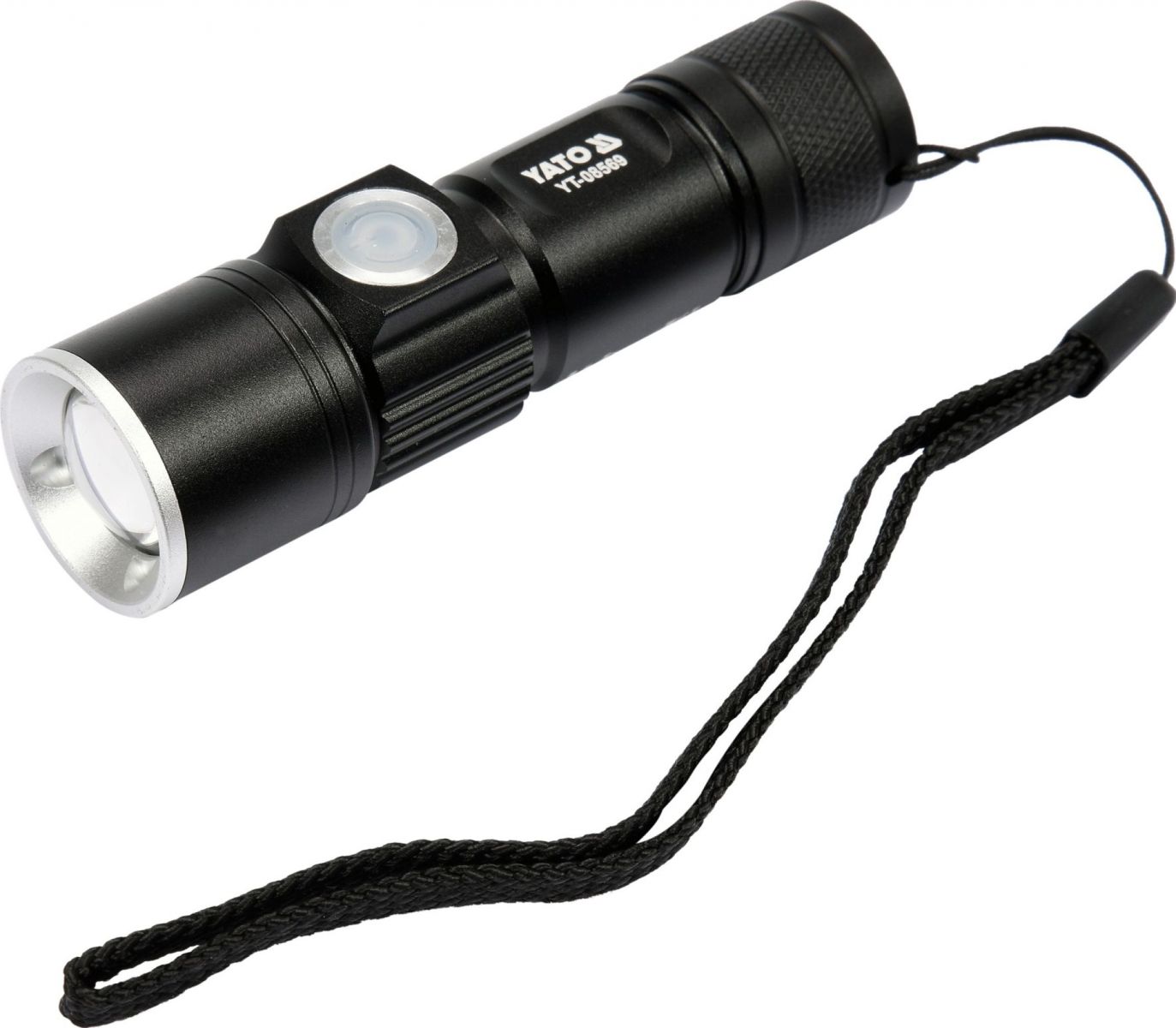 Celokovová LED svítilna XT-E CREE 5W USB, 350 lm, Li-ion světo až do vzdálenosti 150 m Compass