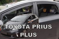 Protiprůvanové plexi, ofuky oken Toyota Prius Plus 5D 2017r => přední+zadné HDT