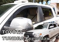Protiprůvanové plexi, ofuky oken Toyota Tundra Crewmax 4D 2014r =&gt;, 4ks přední+zadní