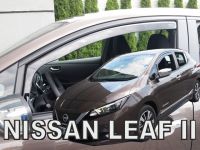 Protiprůvanové plexi, ofuky oken Nissan Leaf 5D 2017r =&gt;, 2ks přední