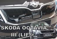 Zimní clona masky chladiče Škoda Octavia III 2016r => horní, facelift HDT