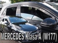 Protiprůvanové plexi, ofuky oken Mercedes Benz A W177 5D htb 2018r =>, 4ks přední+zadní HDT