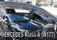 Protiprůvanové plexi, ofuky oken Mercedes A W177 5D 2018r =>, 2ks přední
