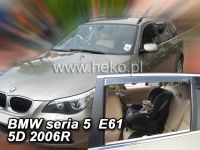 Protiprůvanové plexi, ofuky oken BMW serie 5 E61 5D 2004R (+zadní) combi HDT