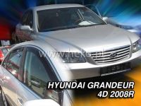Plexi, ofuky Hyundai Grandeur 4D 2008 =>, přední + zadní HDT
