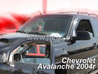 Plexi, ofuky Chevrolet Avalanche 4D 2002-2006 přední HDT