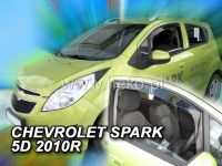 Plexi, ofuky Chevrolet Spark 5D 2010 =>, přední HDT