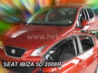 Plexi, ofuky SEAT Ibiza 5D, 2008 =>, přední HDT