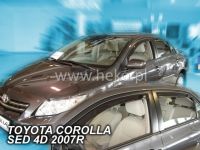 Plexi, ofuky Toyota Corolla 4D 2007 =>, sedan + zadní HDT