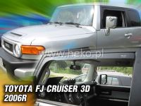 Plexi, ofuky Toyota FJ Cruiser 3D 2006 =>, přední HDT