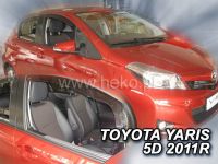 Protiprůvanové plexi, ofuky oken Toyota Yaris 5D 09.2011r =>, 2ks přední HDT