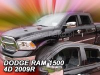 Plexi, ofuky bočních skel Dodge Ram 4D 2009r =>, sada přední + zadní HDT