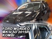 Protiprůvanové plexi, ofuky oken Ford Mondeo 5D 2015r => htb, 4ks přední+zadní HDT