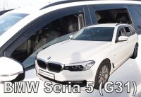 Plexi, ofuky bočních skel BMW serie 5 G31 5D combi 2017r =>, přední+zadní