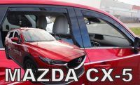 Plexi, ofuky bočních skel Mazda CX-5 5D 2017r =&gt;, přední + zadní