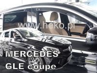 Protiprůvanové plexi, ofuky oken Mercedes GLE C292 5D 2016R =>, 4ks přední+zadní HDT