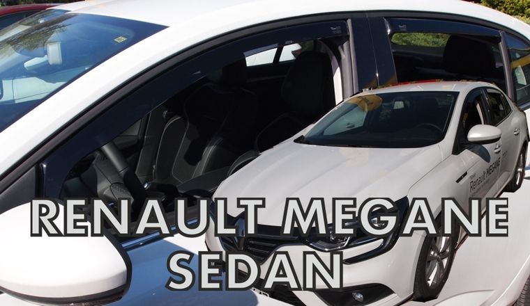 Ofuky oken Renault Megane IV 4D 2017r =>, přední+zadní, Grandcoupe
