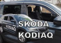 Protiprůvanové plexi ofuky oken Škoda Kodiaq 5D 2016r =>, přední + zadní HDT