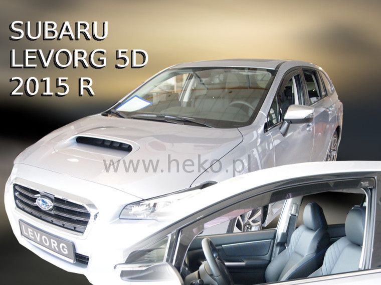 Protiprůvanové plexi, ofuky oken Subaru Levorg 5D 2015r =>, 2ks přední HDT
