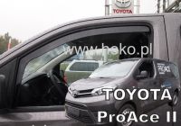 Protiprůvanové plexi, ofuky oken Toyota ProAce 2016r =>, 2ks přední HDT