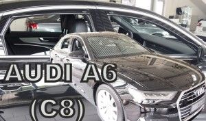 Plexi, ofuky bočních skel Audi A6 5D 2018r =>, přední+zadní sedan HDT