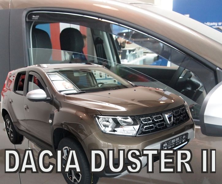 Plexi, ofuky bočních skel Dacia Duster 5D 2018r => přední HDT
