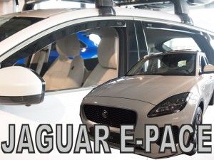 Plexi, ofuky bočních skel Jaguar E-pace 4D 2018r =>, přední+zadní HDT