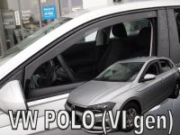 Protiprůvanové plexi, ofuky oken Volkswagen Polo 5D 2017r =>, 2ks přední