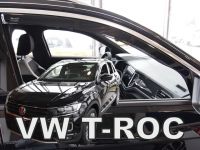 Protiprůvanové plexi, ofuky oken Volkswagen T-Roc 5D 2018r =>, přední HDT