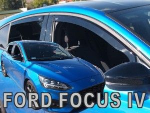 Plexi, ofuky bočních skel Ford Focus htb 5D 2018r => přední+zadní HDT