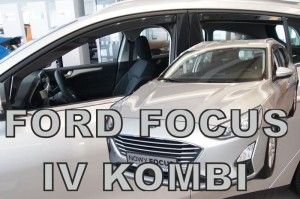 Plexi, ofuky bočních skel Ford Focus combi 5D 2018r => přední+zadní HDT