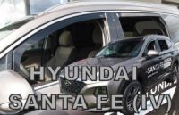 Plexi, ofuky bočních skel Hyundai Santa FE IV 5D 2018r =>, přední+zadní
