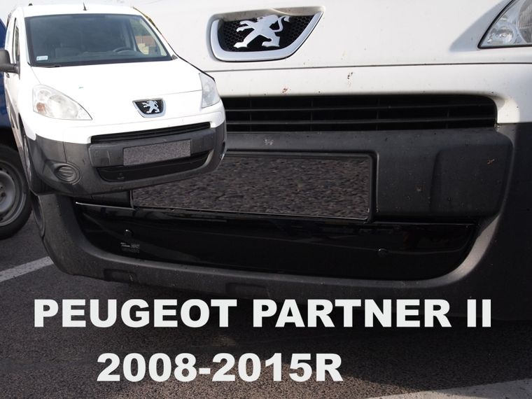Zimní clona Peugeot Partner II 2008r => (dolní)