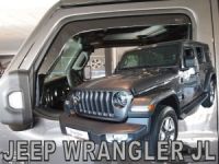 Protiprůvanové plexi, ofuky oken Jeep Wrangler 5D 2019r => přední
