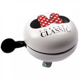 Dětský cyklo zvonek na kolo Minnie Mouse classic Retro bílý 90mm