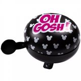 Dětský cyklo zvonek na kolo Minnie Mouse oh gosh Retro černé 90mm