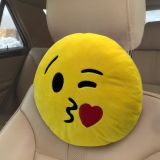 Polštářek cestovní do auta Smajlík Kiss Žlutý Matex