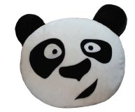 Polštářek cestovní do auta Smajlík Panda