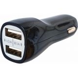 USB adaptér do zapalovače 12V, 24V, 3,1A černý 