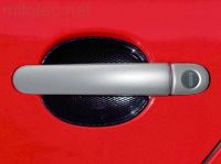 Kryty klik - plné, stříbrné matné, (2+2 ks dva zámky), Roomster 2006-2010, Roomster Facelift 04.2010r =>