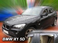 Plexi, ofuky BMW X1, 5D 2011 =>, přední + zadní HDT