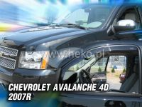 Plexi, ofuky Chevrolet Avalanche 4D 2007 =>, přední HDT