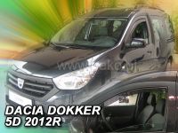 Protiprůvanové plexi, ofuky oken Dacia Dokker 5D 2012r =>, predné HDT