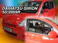 Plexi, ofuky Daihatsu Sirion 5D 2005 => přední HDT