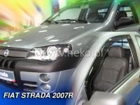 Plexi, ofuky Fiat Strada 2D 2007 =>, přední HDT