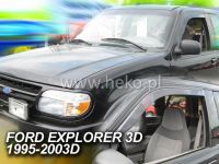Plexi, ofuky Ford Explorer 3D 1995-2003 přední HDT