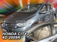 Plexi, ofuky Honda City 4D 2008 =>, přední HDT