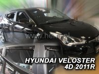 Plexi, ofuky Hyundai Elantra V 4D 2010 =>, přední + zadní HDT